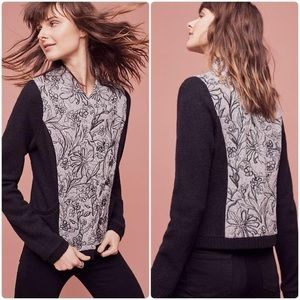 Anthropologie Burke Embellished Bomber jacket
